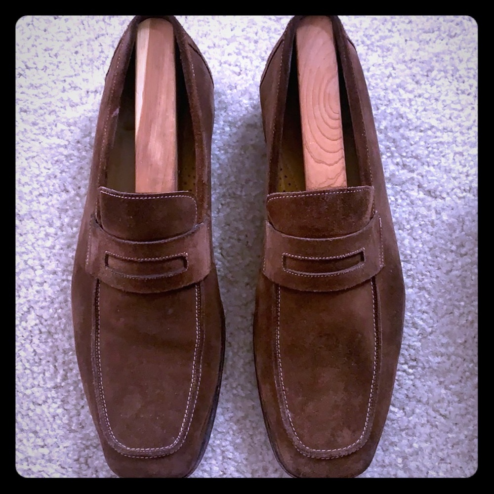 MAGNANNI Brown Mens Loafer size 8